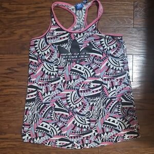 Adidas Originals Pink & Black Trefoil Racerback Tank